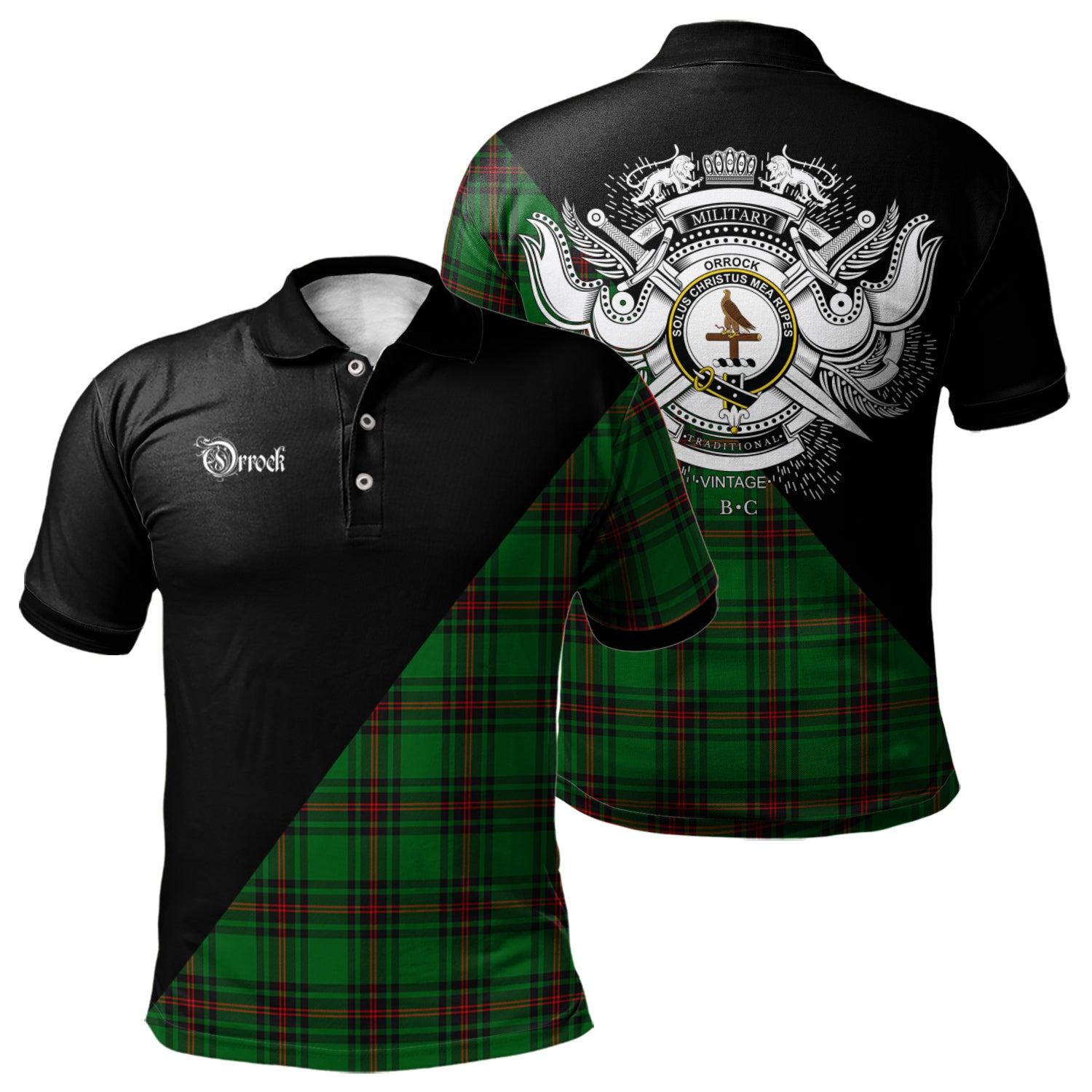 scottish-orrock-clan-crest-military-logo-tartan-polo-shirt
