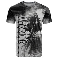 Native American Chiefs Headdress Warriors Smoking Style T Shirt - Wonder Print Shop