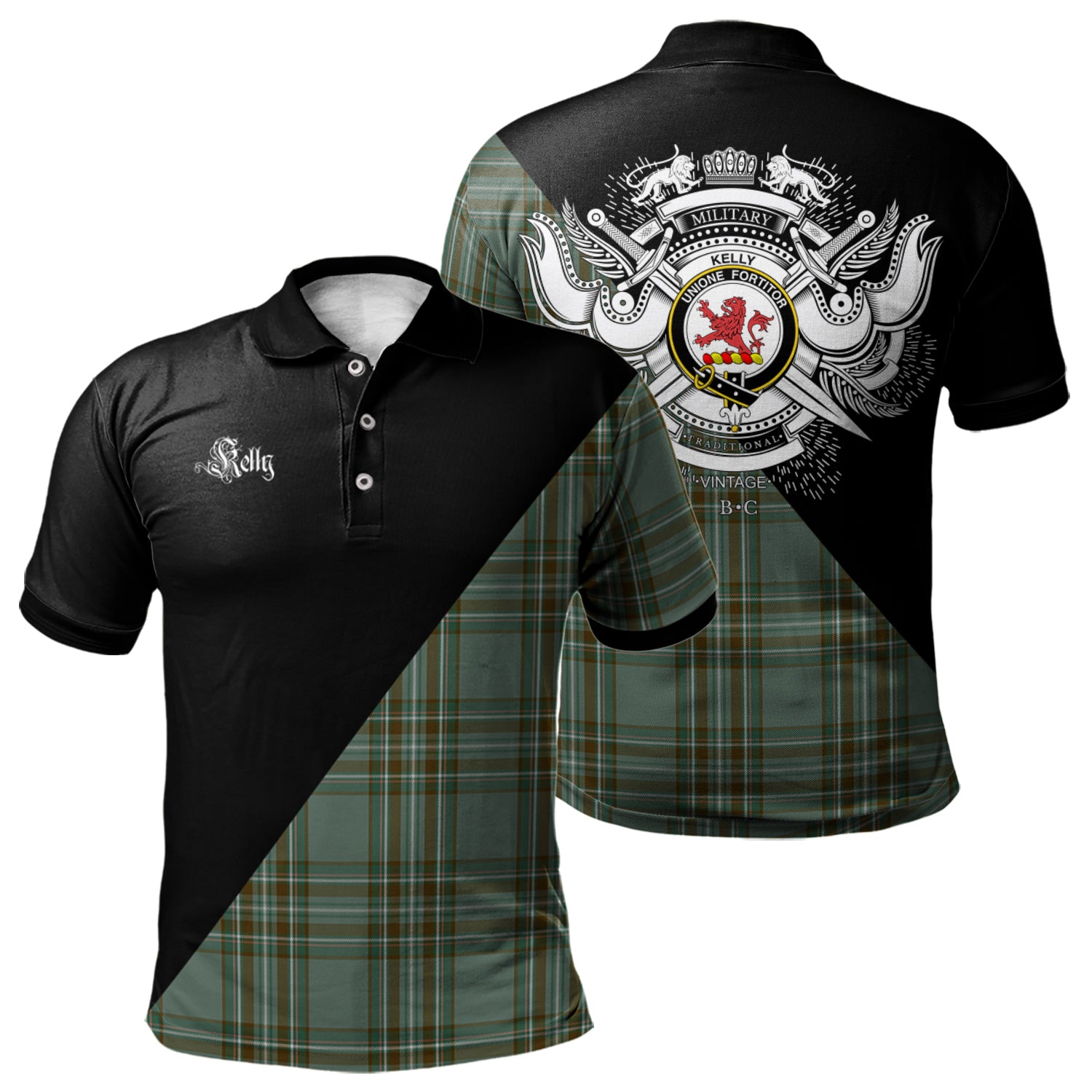 scottish-kelly-dress-clan-crest-military-logo-tartan-polo-shirt