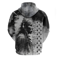 Native American Chiefs Headdress Warriors Smoking Style Hoodie - Wonder Print Shop