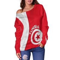 Tunisia Off Shoulder Sweater Always in My Heart LT13 - Wonder Print Shop