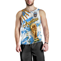 Argentina Football World Cup 2022 Men's Tank Top - LT2