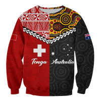 Tonga Combine Australia Aboriginal Heritage Sweatshirt LT12 - Wonder Print Shop