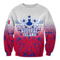 Austral Islands Tribal Tattoo Sweatshirt LT12 - Wonder Print Shop
