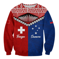 Tonga Combine Samoa Pride Sweatshirt LT12 - Wonder Print Shop