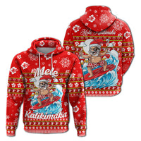 Hawaii Christmas Santas Surf Mele Kalikimaka Hoodie LT2 - Wonder Print Shop