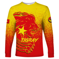 Tigray Lion Legend Long Sleeve Shirt LT12 - Wonder Print Shop