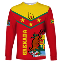 Grenada Long Sleeve Shirt - Proud Grenadian LT12 - Wonder Print Shop