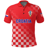 Custom Croatia Polo Shirt Football 2022 Champions Pride Red LT12 - Wonder Print Shop