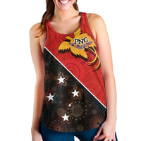 Papua New Guinea With Australian Aboriginal Print Women's Tank LT20 - Wonder Print Shop