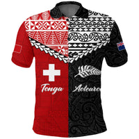 Tonga Combine New Zealand Maori Aotearoa Heritage Polo Shirt LT12 - Wonder Print Shop