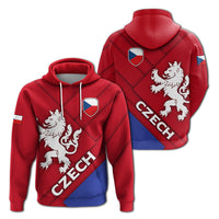 Czech Republic Euro Hoodie Flag Style LT12 - Wonder Print Shop