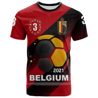 Custom Belgium Football 2021 T Shirt LT20 - Wonder Print Shop