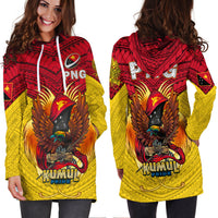 Papua New Guinea Rugby Kumul Pride Hoodie Dress LT2 - Wonder Print Shop