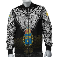 Viking Bomber Jacket Sweden Viking Symbol RLT12 - Wonder Print Shop