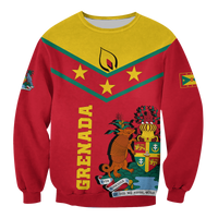 Grenada Sweatshirt - Proud Grenadian LT12 - Wonder Print Shop