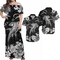 Hawaii Matching Hawaiian Shirt And Dress Polynesia White Shark LT13 - Wonder Print Shop