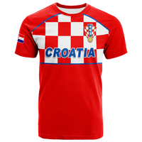 Croatia Football 2022 Checkerboard T Shirt LT12 - Wonder Print Shop