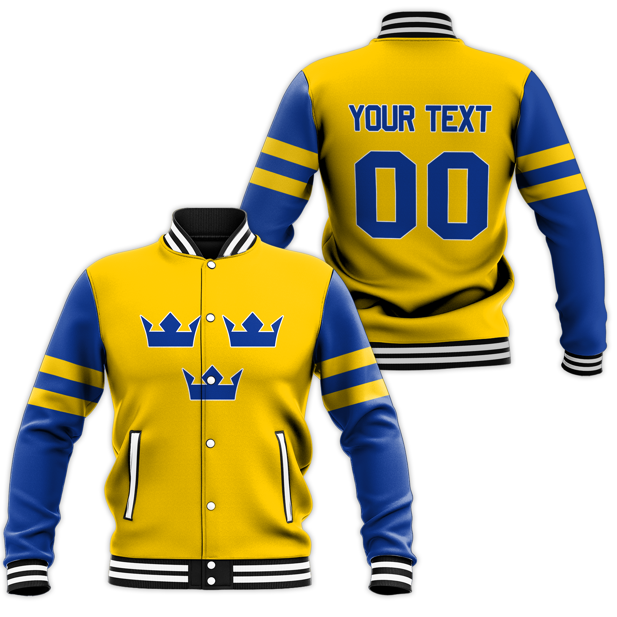 custom-personalised-sweden-hockey-pride-baseball-jacket
