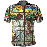 African Ethiopia Orthodox Polo Shirt The Total Liberation Of Africa LT20 - Wonder Print Shop