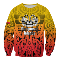 Marquesas Islands Marquesan Tattoo Sweatshirt LT12 - Wonder Print Shop