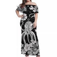 Hawaii Matching Hawaiian Shirt And Dress Polynesia White Octopus LT13 - Wonder Print Shop