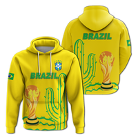 Brazil Champion Football 2022 Hoodie LT12 - Wonder Print Shop