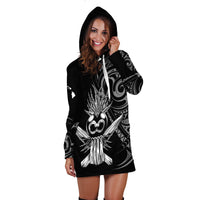 Hawaii Ikaika Warrior Hoodie Dress LT2 - Wonder Print Shop