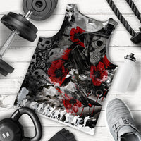 Skull Camo - U.S Army Undying Love For The Motherland Men's Tank Top - LT2