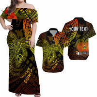 Personalised Papua New Guinea Matching Hawaiian Shirt And Dress Raggiana Birds Of Paradise Special 01 LT13 - Wonder Print Shop