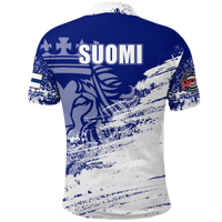 Finland Suomi Leijonat Hockey Polo Shirt LT2 - Wonder Print Shop