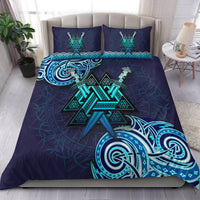 Viking Valknut Tattoo Art Bedding Set LT12 - Wonder Print Shop