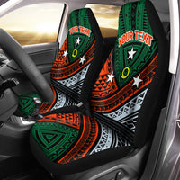 Custom Personalised Vanuatu Penama Province Tribal Pattern Car Seat Covers - LT12 - Wonder Print Shop