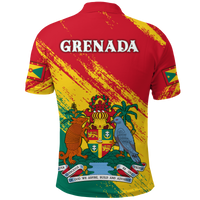 Grenada Happy Polo Shirt Independence Day LT2 - Wonder Print Shop