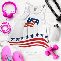 (Custom Personalised) USA Hockey Pride Women Tank Top LT12 - Wonder Print Shop