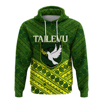 Custom Tailevu Rugby Union Fiji Hoodie Tapa Pattern LT12 - Wonder Print Shop