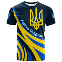 Ukraine Gold Trident T Shirt LT12 - Wonder Print Shop