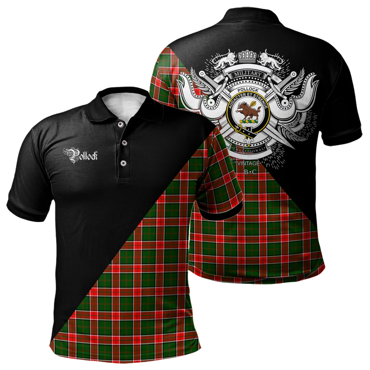 scottish-pollock-modern-clan-crest-military-logo-tartan-polo-shirt
