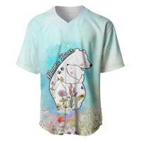 Mother's Day Mama Bear Mix Wild Flowers Baseball Jersey TS07 - Wonder Print Shop