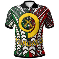 Vanuatu Polo Shirt Custom Vanuatu Independence Anniversary With Arm Polynesian Patterns Polo Shirt LT10 - Wonder Print Shop