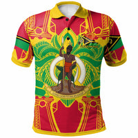 Vanuatu Polo Shirt Custom Vanuatu Pride With Polynesian Culture Polo Shirt LT10 - Wonder Print Shop