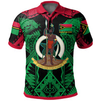 Vanuatu Polo Shirt Custom Vanuatu "Long God yumi stanap" Polynesian Pride Polo Shirt LT10 - Wonder Print Shop