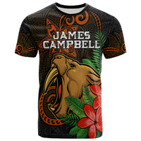 Custom Hawaii T Shirt James Campbell High School Polynesian Tribal Pattern LT10 - Wonder Print Shop