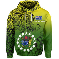 Cook Islands Patterns With Hoodie Coat Of Arms LT20 - Wonder Print Shop