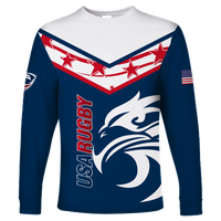 USA Rugby Legends Long Sleeve Shirt LT12 - Wonder Print Shop