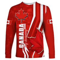 Canada Day Anniversary Pride Long Sleeve Shirt LT12 - Wonder Print Shop