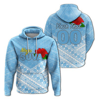 Custom Fiji Suva Rugby Hoodie Tapa Pattern LT12 - Wonder Print Shop