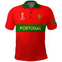 Portugal Polo Shirt Football 2022 LT2 - Wonder Print Shop