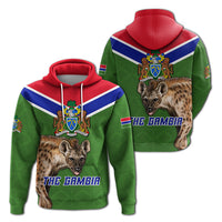 The Gambia Hoodie Spotted Hyena LT12 - Wonder Print Shop