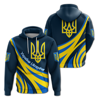 Ukraine Gold Trident Hoodie LT12 - Wonder Print Shop